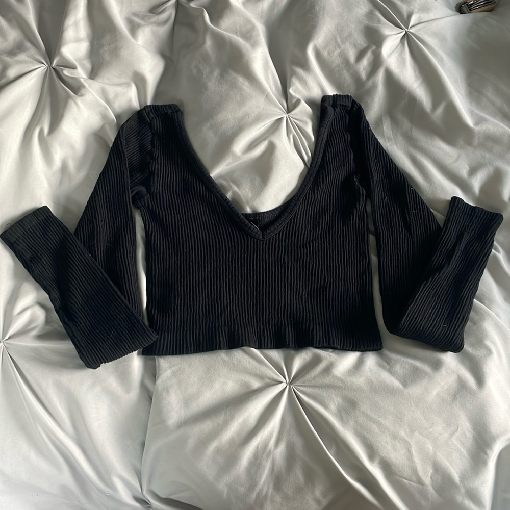 out from under cropped long sleeve